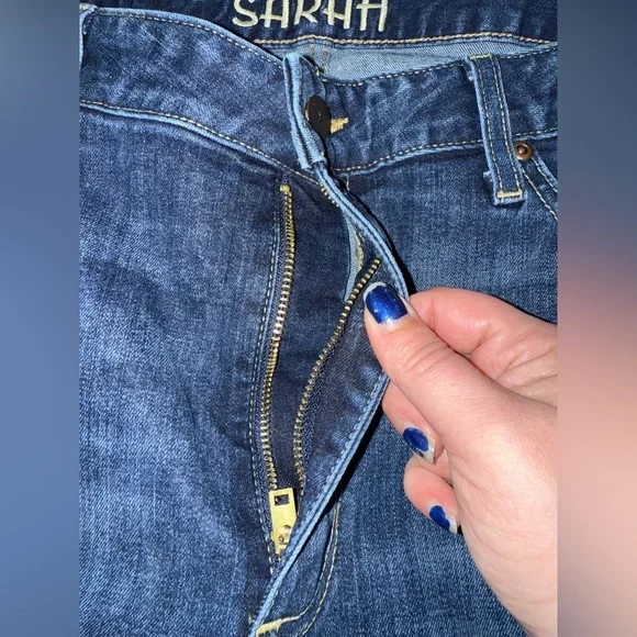 Kimes Ranch Sarah jeans women’s sz 16 x 32 dark wash high waisted slim bootcut - Picture 6 of 12